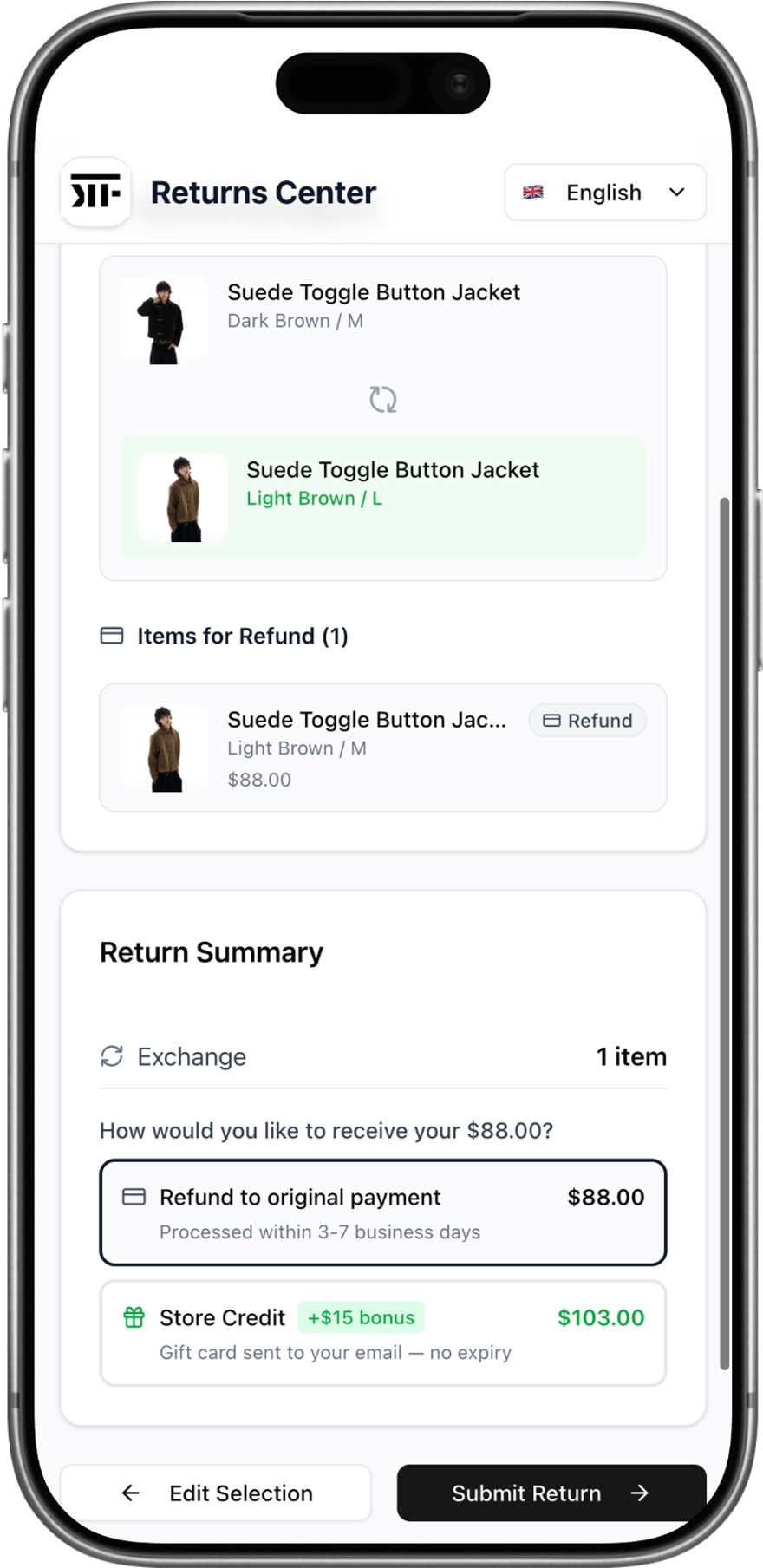 Step 3: Review and submit